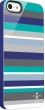 Чехол для iPhone 5 Belkin Shield Stripe Пластик, Разноцветный/Синий