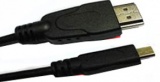 Кабель Buro microHDMI-HDMI 1.4 1.8м, Черный