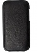 Чехол-книжка 4,3” Clever Case для HTC ONE SV Кожа, Черный