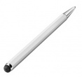 Стилус-ручка Deppa 11507 DUO для емкостных дисплеев, Белый