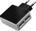 Сетевое зарядное устройство Deppa 11309 ULTRA, USB, Черный