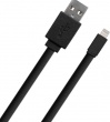 Кабель Deppa 72115 для iPhone, iPad, iPod Apple USB/Lightning port, 1,2м, Черный