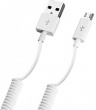 Кабель Deppa 72120 витой для iPhone, iPad, iPod Apple Lightning port/USB, 1,2м, Белый