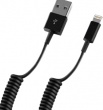 Кабель Deppa 72121 витой для iPhone, iPad, iPod Apple Lightning port/USB, 1,2м, Черный