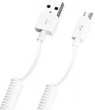 Кабель Deppa 72122 USB-microUSB витой, 1,2м, Белый