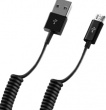 Кабель Deppa 72123 USB-microUSB витой, 1,2м, Черный
