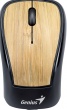Мышь беспроводная Genius Navigator 905 Bamboo, 1200dpi, Черный/Коричневый