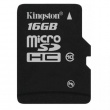 Карта памяти Kingston microSDHC 16Gb Class10 SDC10/16GBSP