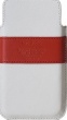 Чехол 5” Laro Studio Mark case для планшета Samsung Galaxy S4, Кожа, Белый/Красный