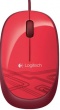 Мышь проводная Logitech M105 910-003118, 1000dpi, Красный