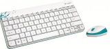 Комплект беспроводной клавиатура+мышь Logitech Wireless Combo MK240 920-005791, Белый