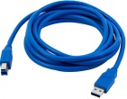 Кабель PC PET USB 3.0 A(m)-B(m) 3м, Синий