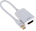 Адаптер Prolink Display Port (М) - HDMI (F), 0,2м, Белый