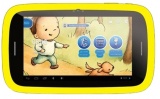 Детский планшетный компьютер Qumo Kids Tab 2 7,0(1024x600) Cam(2.0/0.3) RK3026 1000МГц(2) (0,5/4)Гб microSD 32Гб A4.2 3500мАч Желтый Kids Tab 2 Yellow