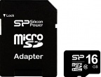 Карта памяти Silicon Power microSDHC 16Gb Class10 SP016GBSTH010V10