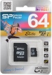 Карта памяти Silicon Power microSDXC 64Gb Class10 Elite + adapter